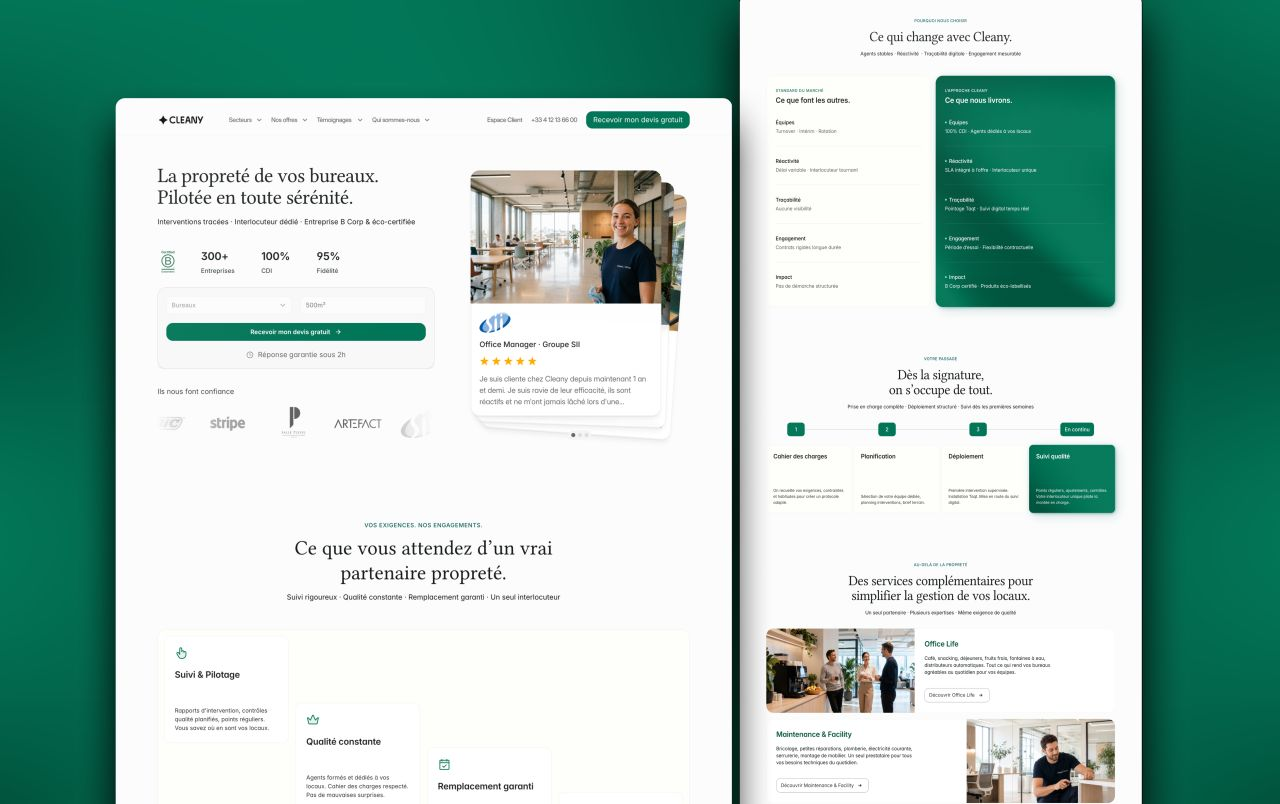 Cleany WebCrew delivery partnership case study