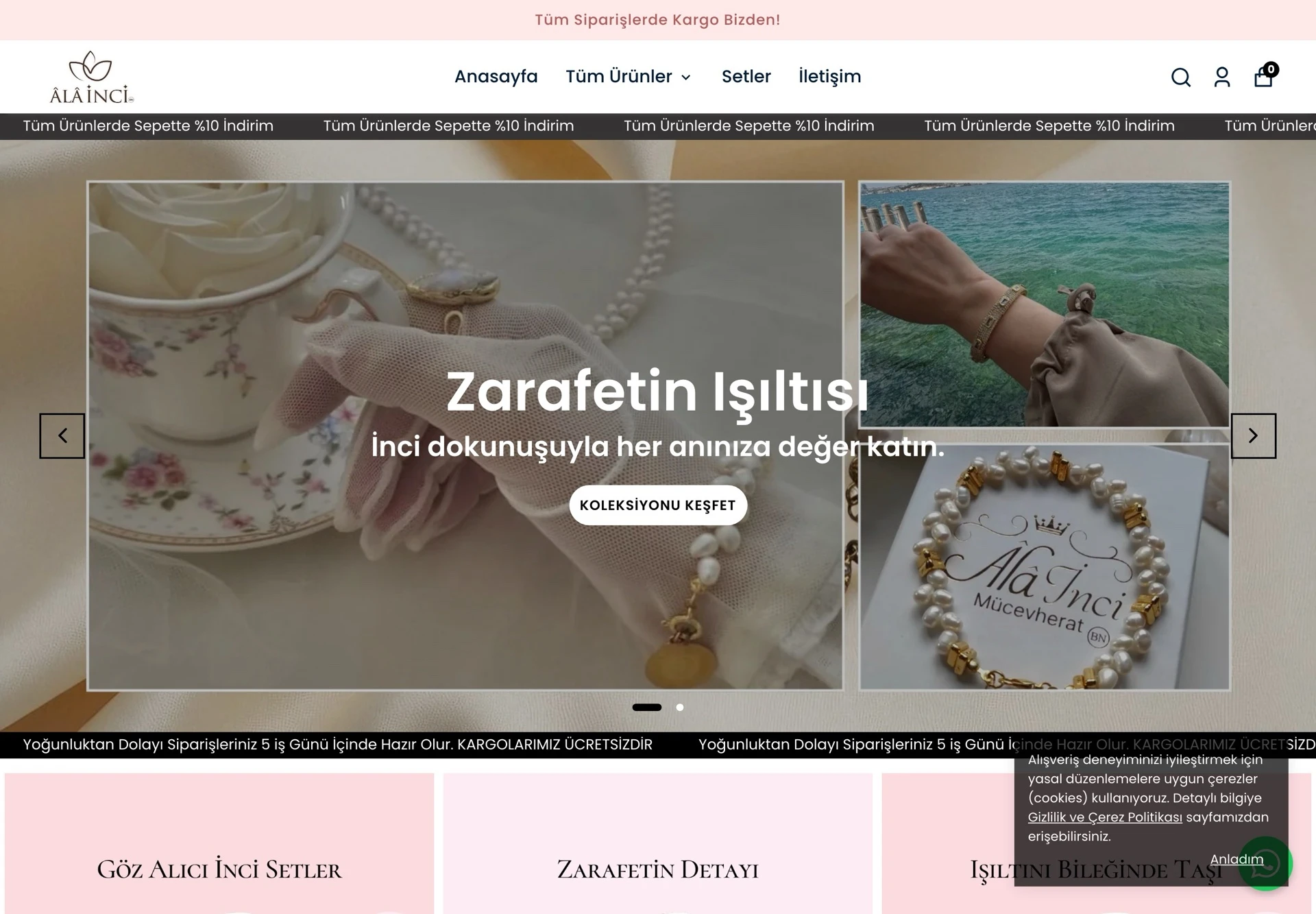 Ala İnci website