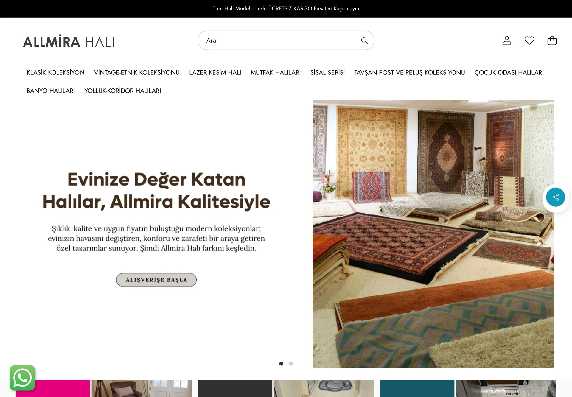 Allmira Halı website