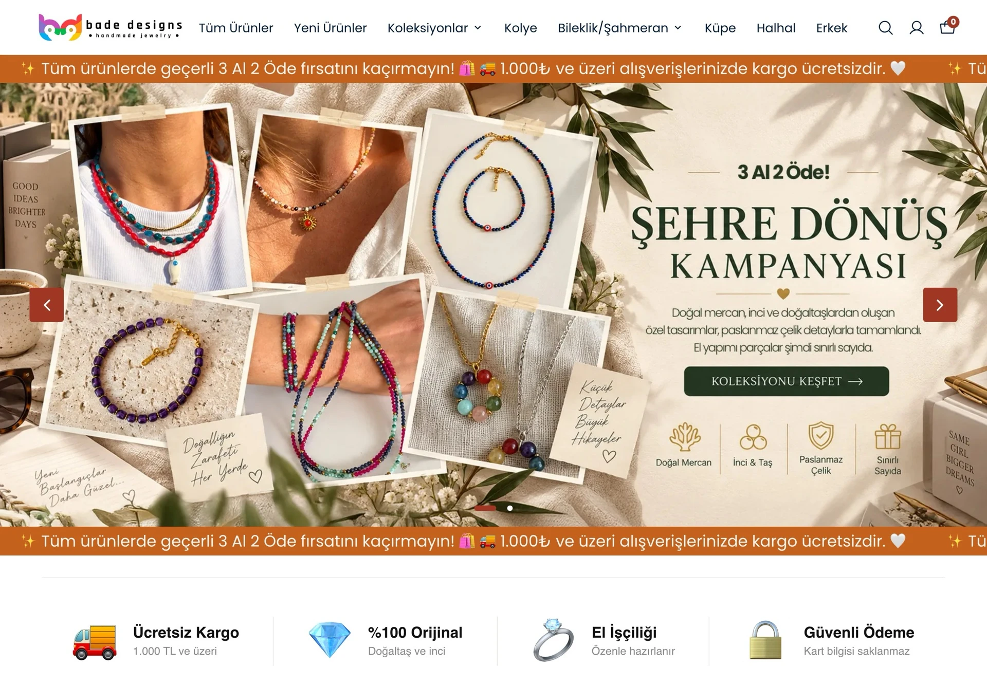 Bade Designs website