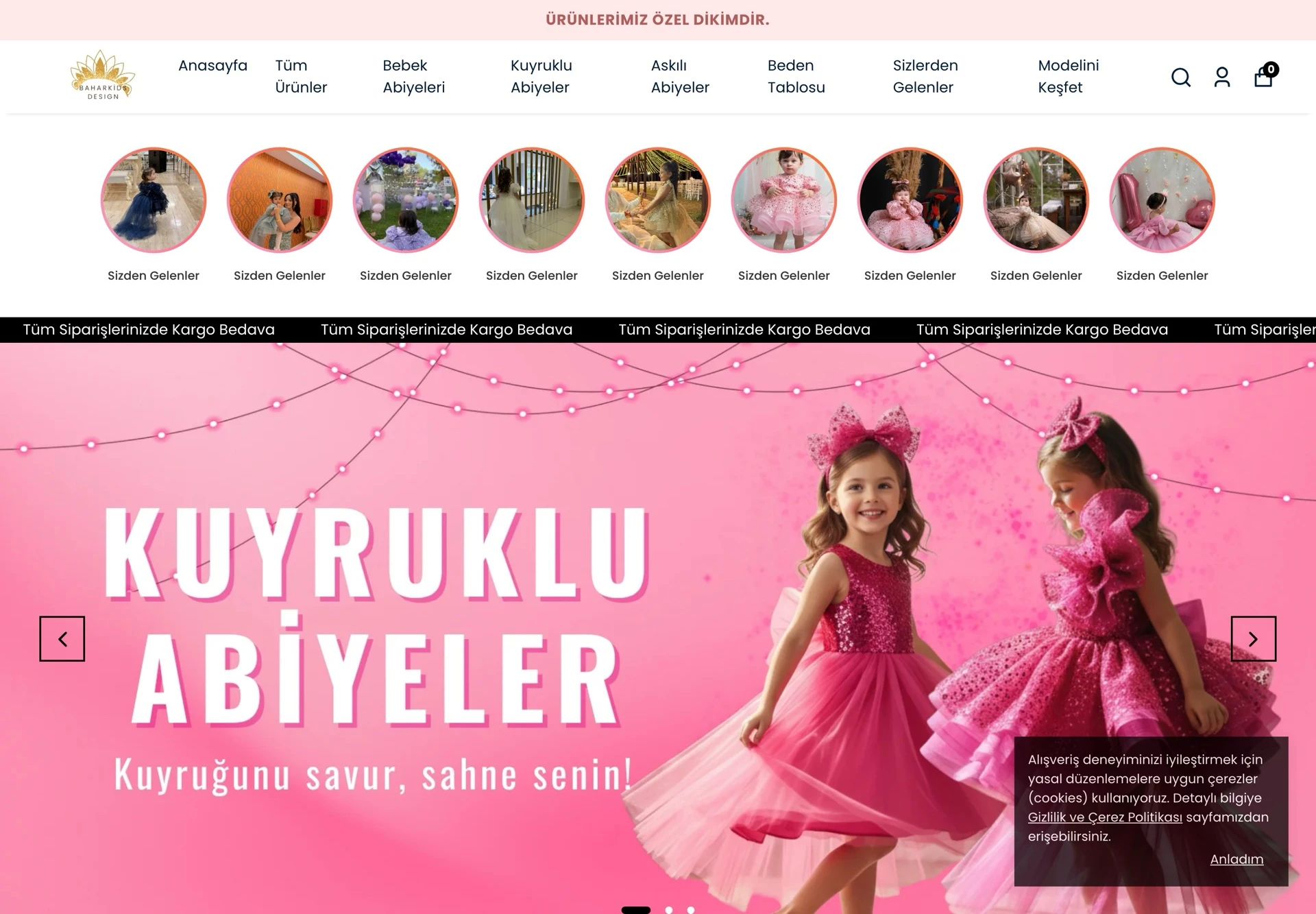 BaharKids website