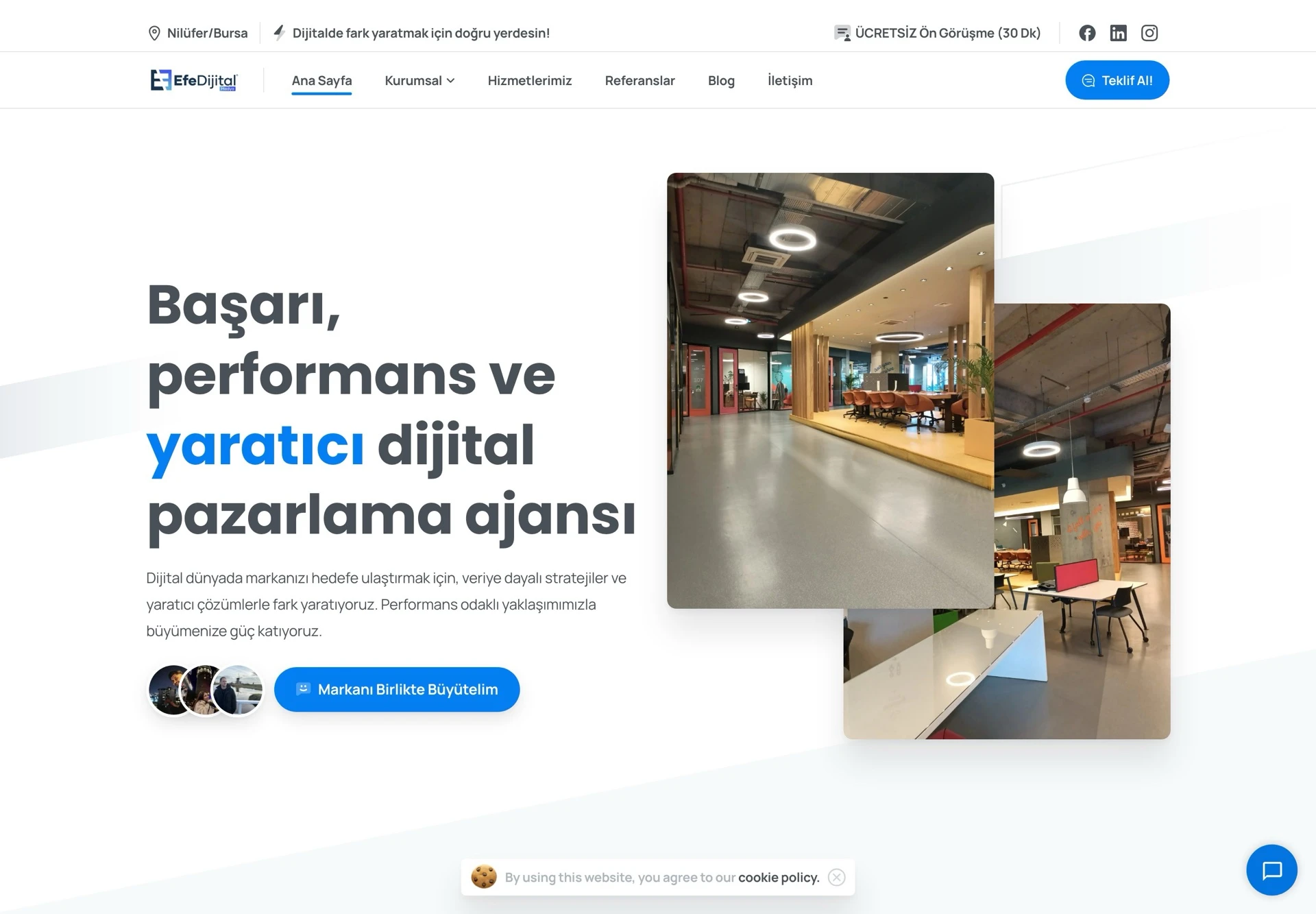 Efe Dijital Medya website