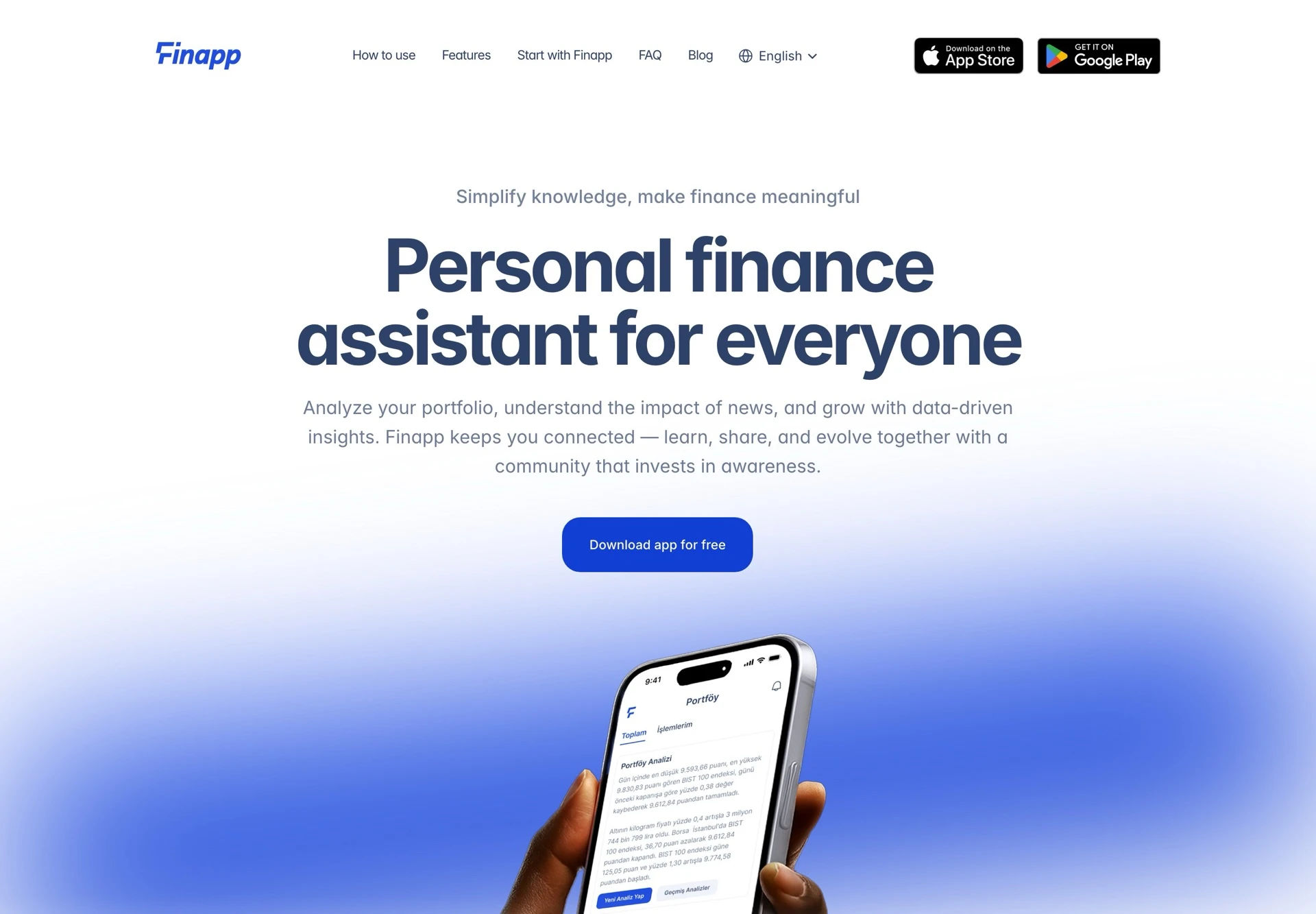 Finapp website