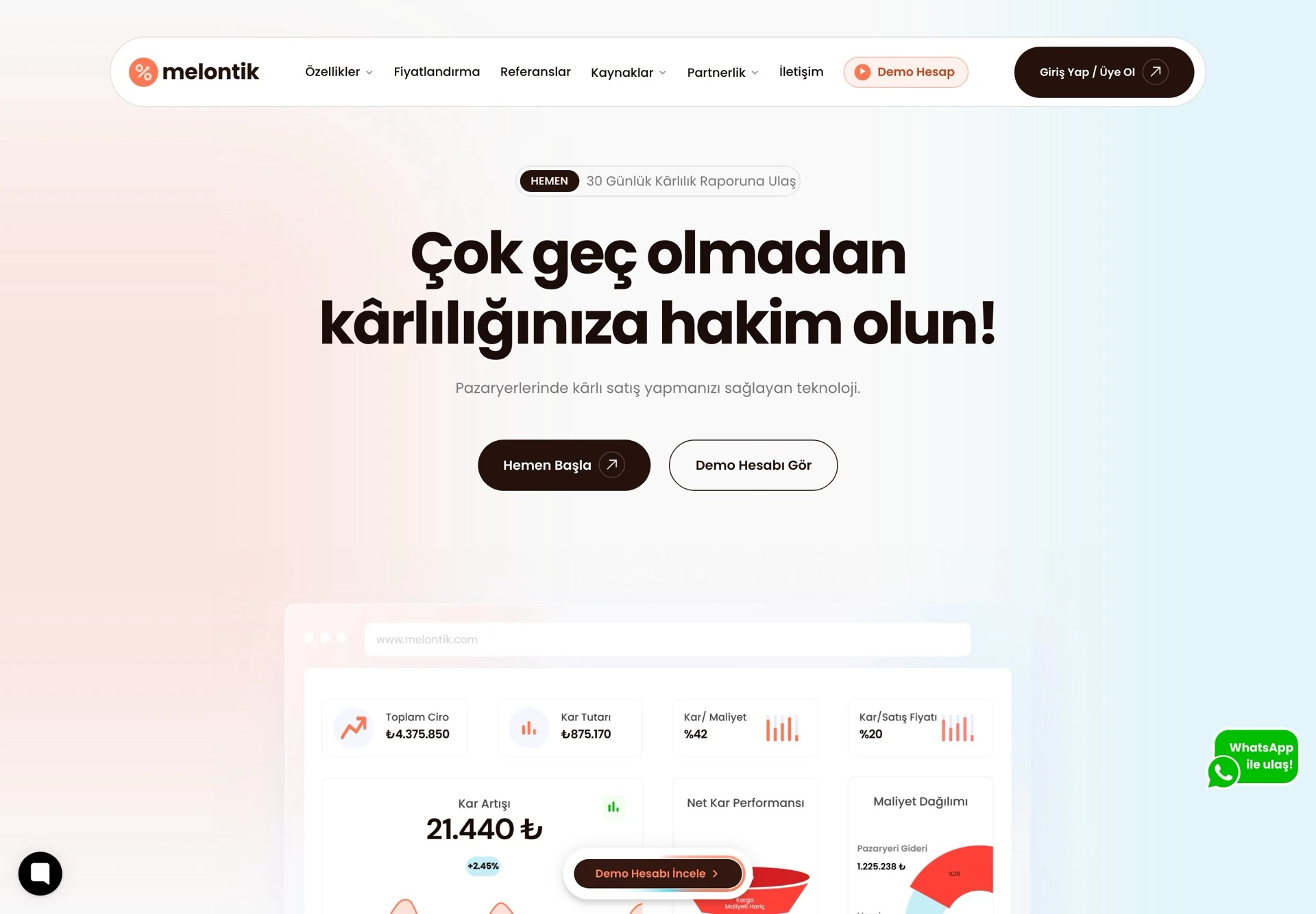 Melontik website