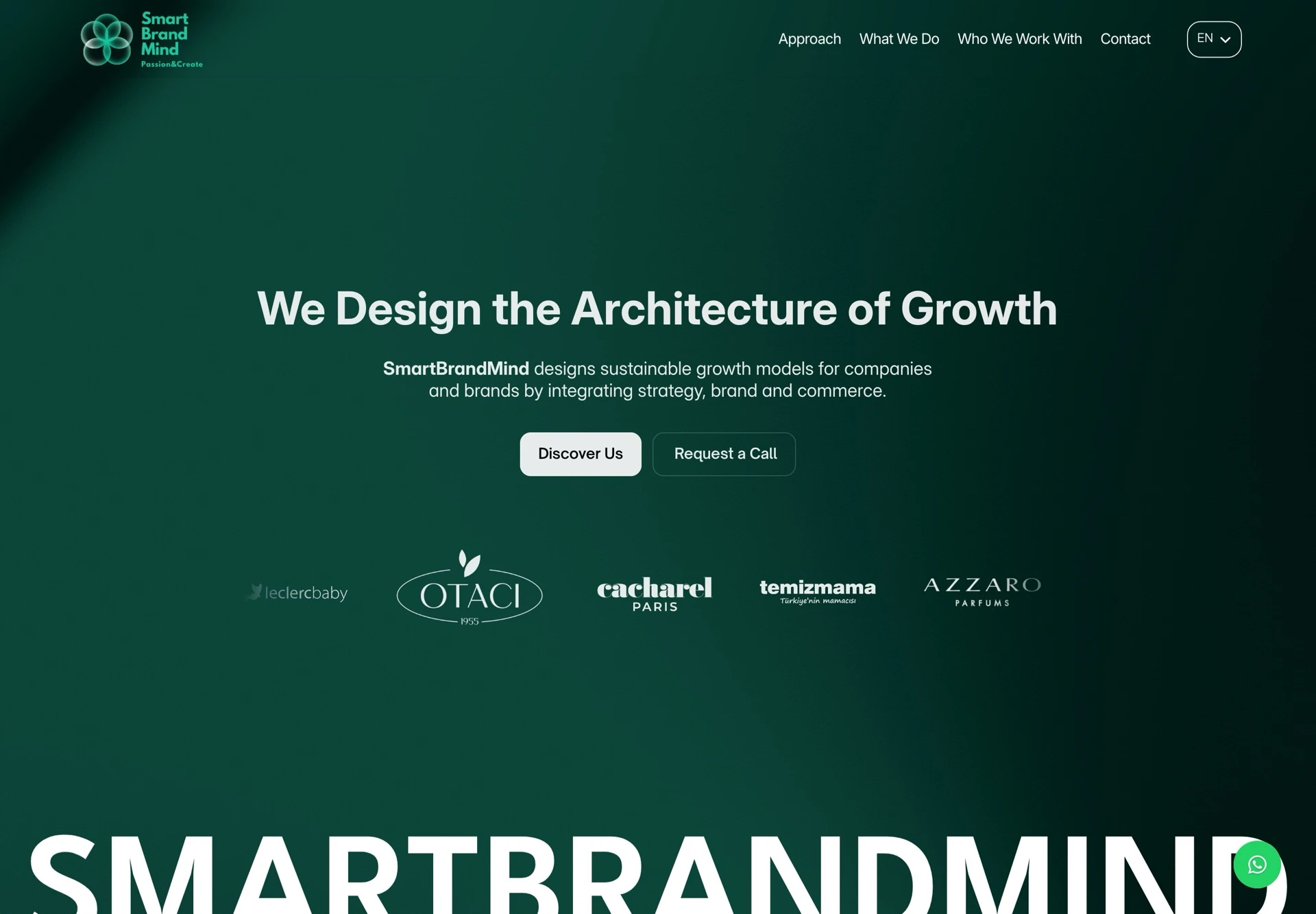 SmartBrandMind website