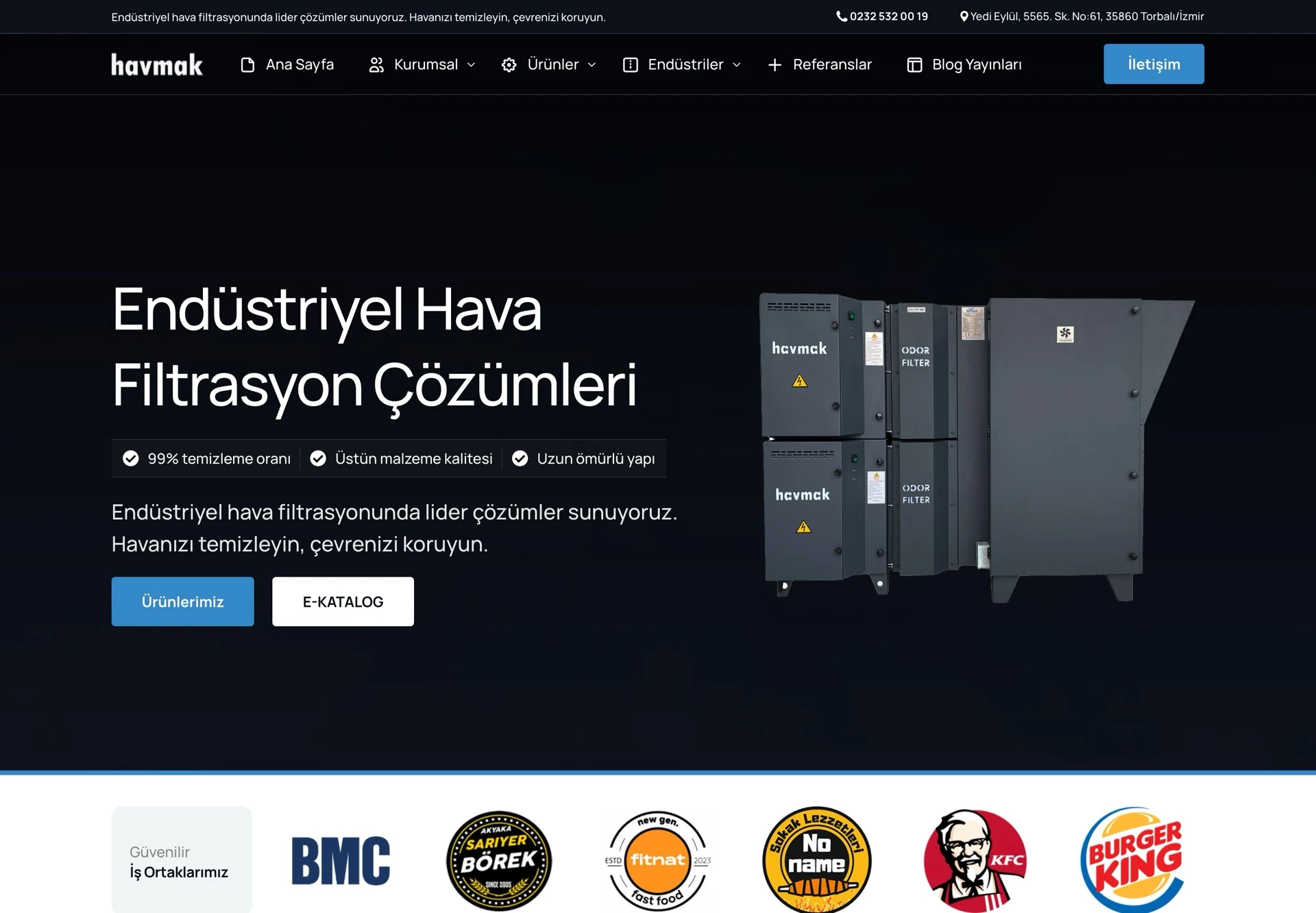 Statik Filtre website