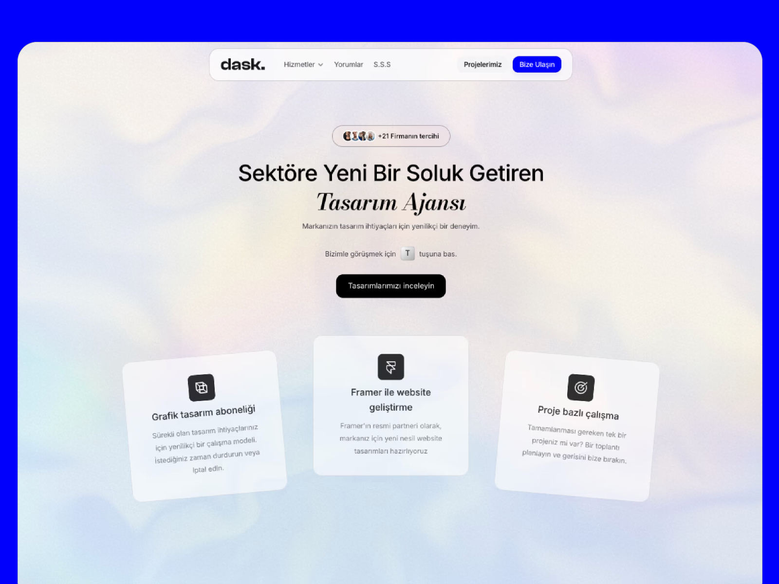 DASK proje ekran görüntüsü