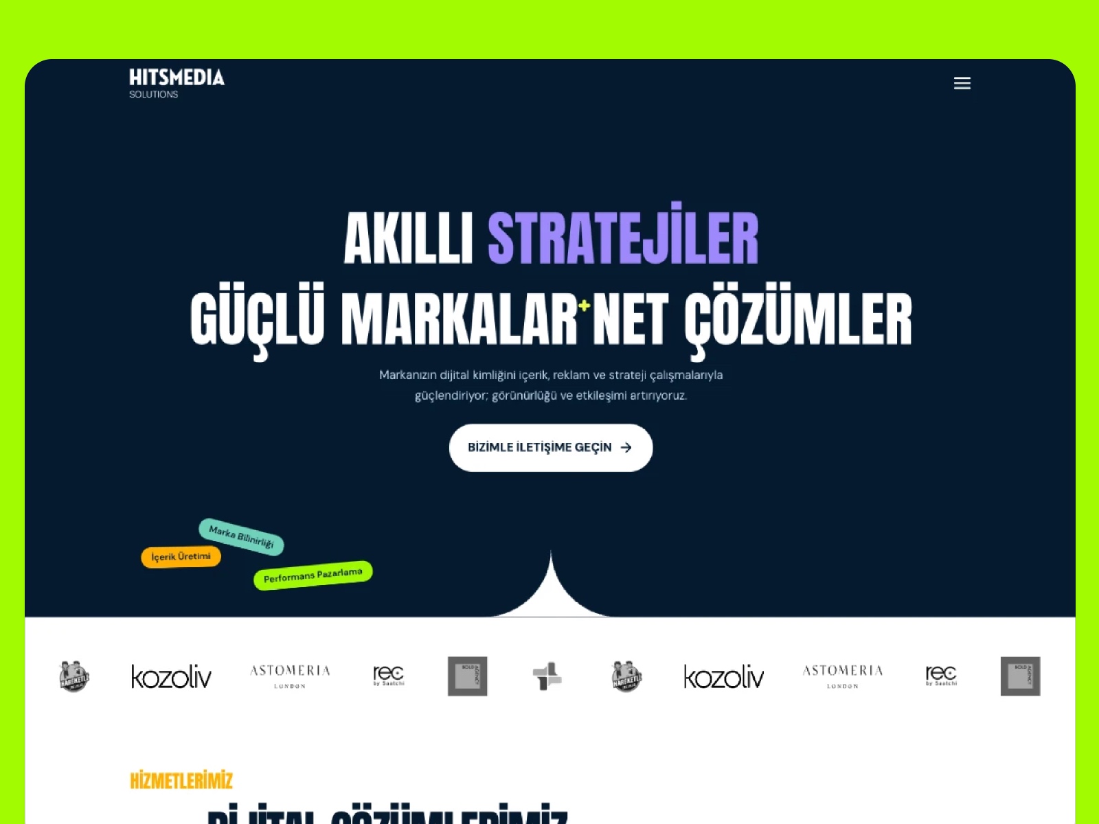 Hits Media proje ekran görüntüsü
