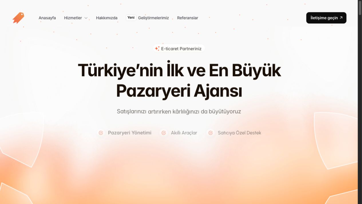 Ticaretus Framer web tasarım vaka çalışması